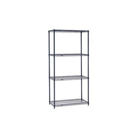 Nexel 86H Nexelon Wire Shelving, 72W X 18D 18728N